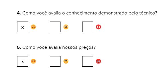 exemplos de perguntas pesquisa de satisfação