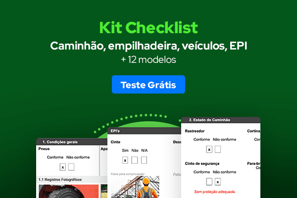 Baixe grátis - Kit Checklist - Checklist para caminhão, empilhadeira, veículos, EPI + 12 modelos
