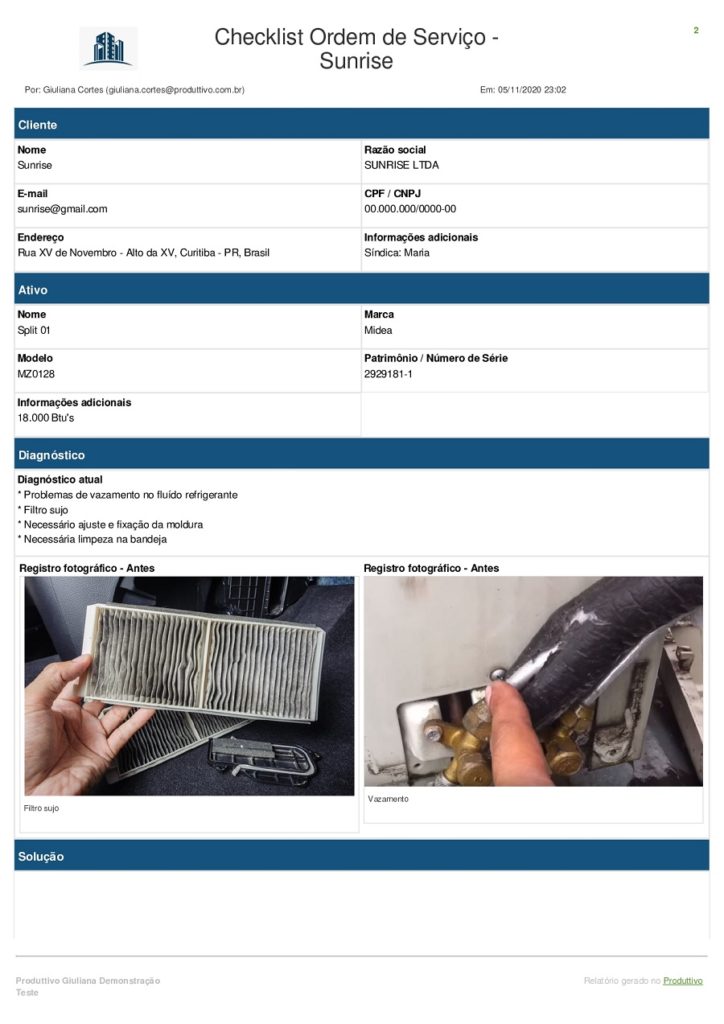 recibo de prestação de serviço digital e ordem de serviço digital