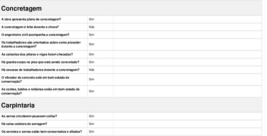 checklist de entrega de obra editável do Produttivo 