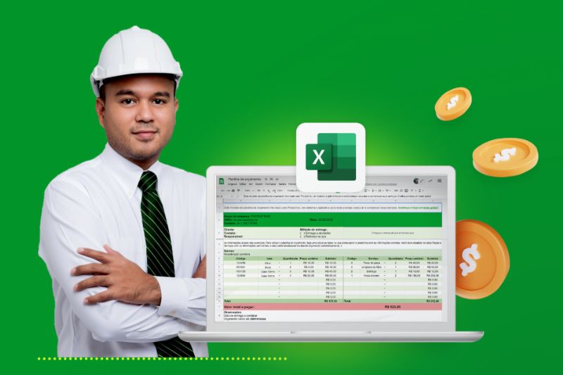 como fazer planilha de orçamento no excel