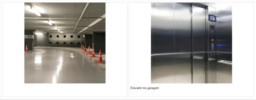 Exemplo de registros fotográficos para compor o relatório de manutenção predial