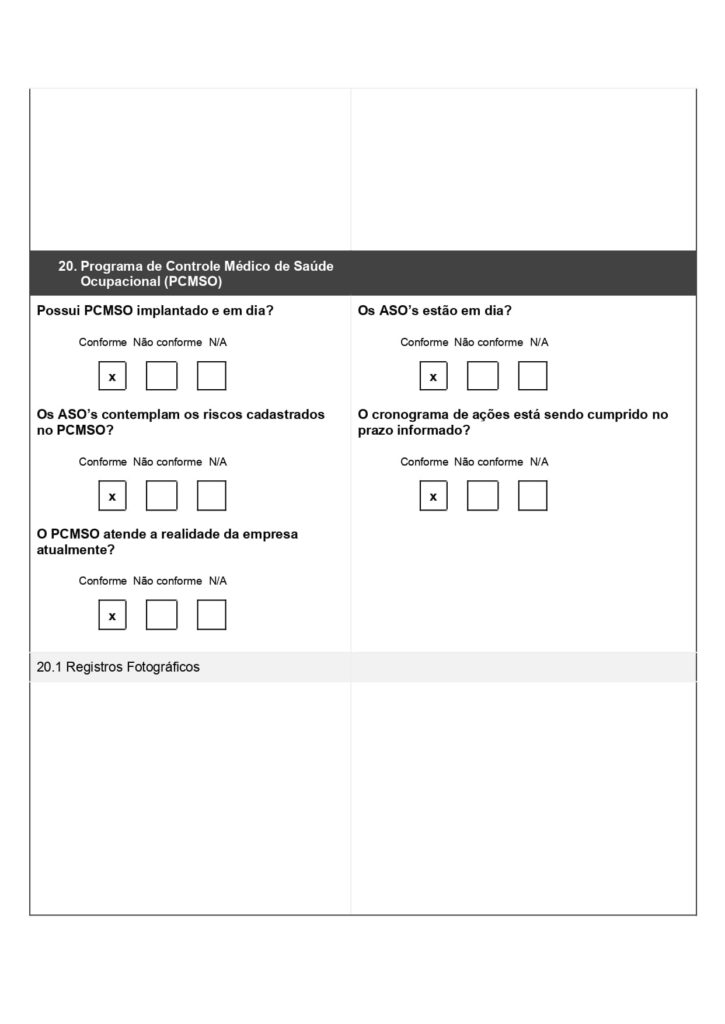 Modelo de checklist de segurança do trabalho pronto bara baixar de graça, página 12