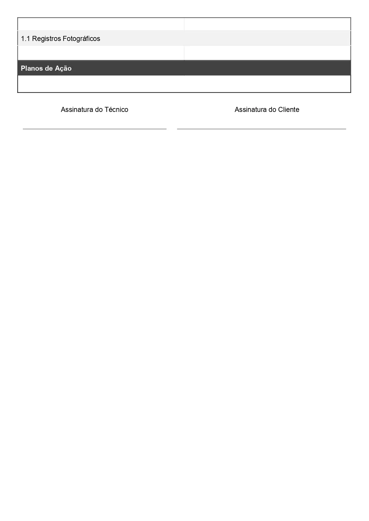 Modelo de checklist de extintores em Word para baixar gratuitamente 03