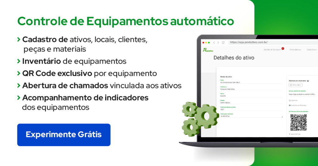 controle de equipamentos