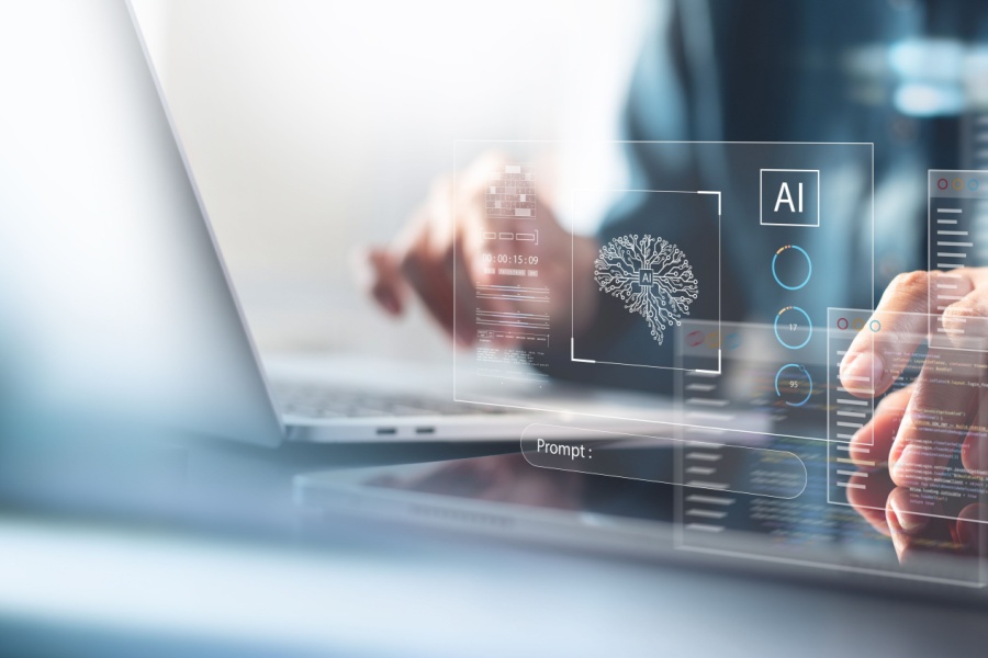 Imagem ilustrativa representando inteligência artificial