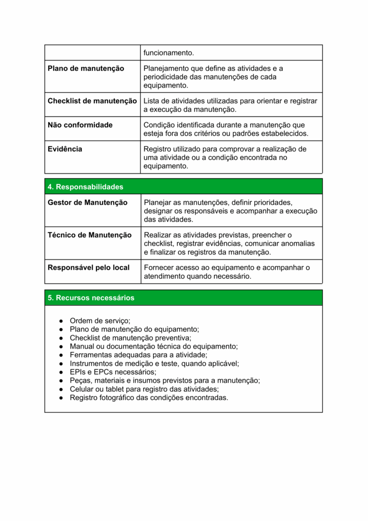 Modelo de POP manutenção preventiva 2 