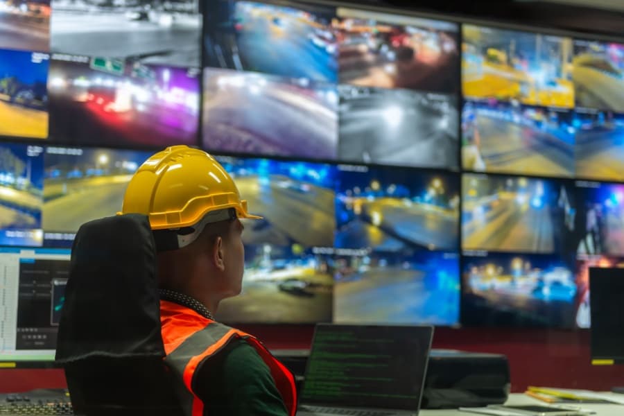 Imagem ilustrativa de monitoramento CFTV