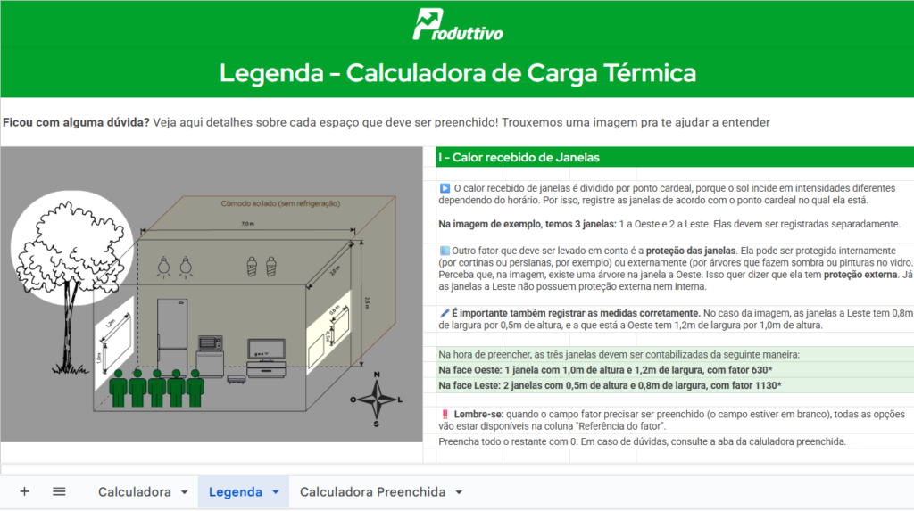 Planilha-calculadora-de-BTUs-e-carga-termica-Legenda
