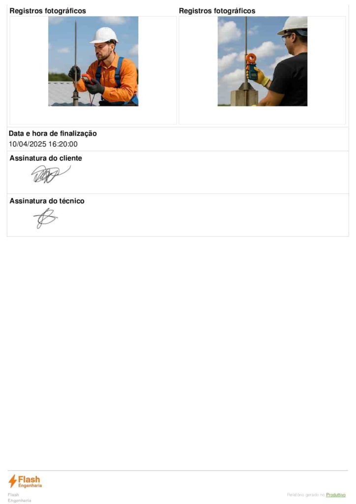 Checklist Inspeção laudo SPDA página 04