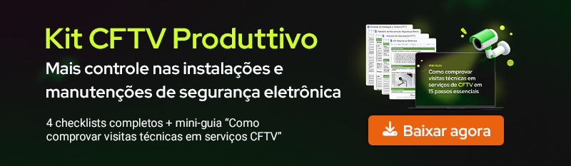 Baixe gratuitamente o KIT CFTV Produttivo com checklists, Ordem de serviço segurança eletrônica e outros materiais editáveis.