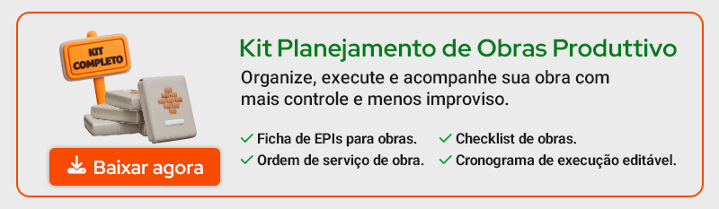 kit planejamento de obras