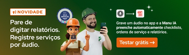 banner produttivo para conhecer a Manu IA, primeira inteligência artificial para prestadores de serviço