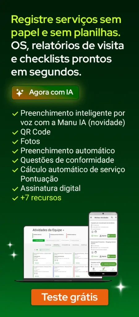 banner lateral blog: teste o Produttivo grátis por 15 dias e crie relatórios, OS e e checklist em segundos com IA