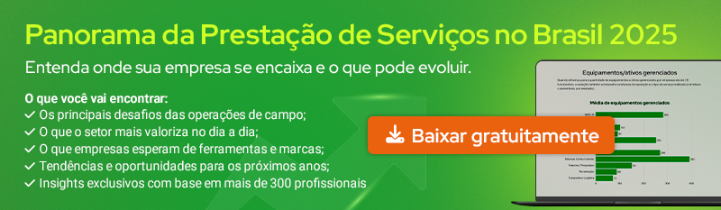 Panorama completo com dados do setor de serviços no Brasil