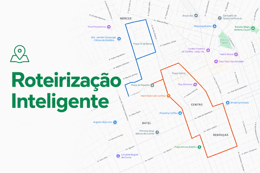 roteirização inteligente